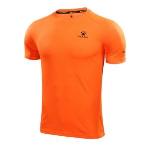 Polera de Entrenamiento Slim Fit Naranjo Flúor Kelme