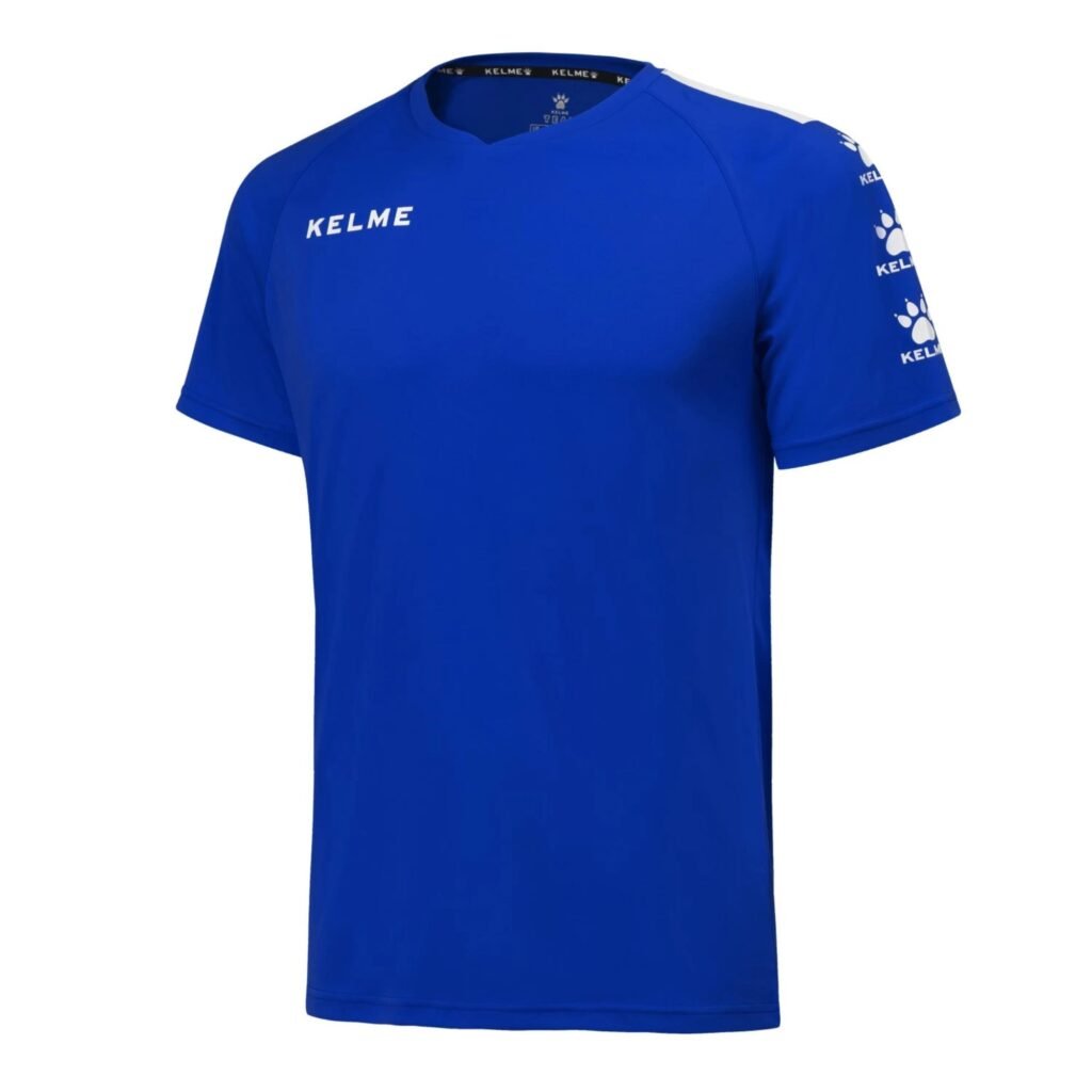 Polera de Entrenamiento Lince Azul Royal Kelme (1)