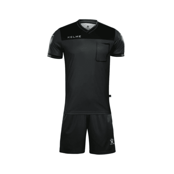 Indumentaria de Árbitro Gris/Negro Kelme