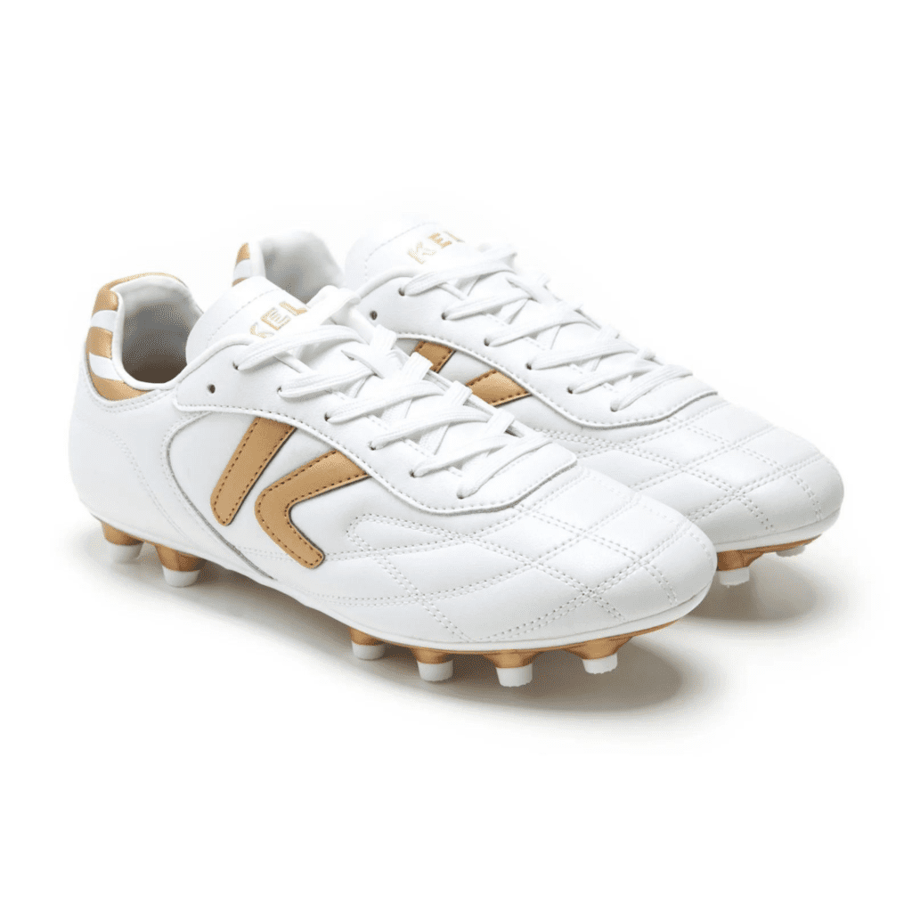 Zapatos de Fútbol Heritage MG Blanco Oro Kelme (4)