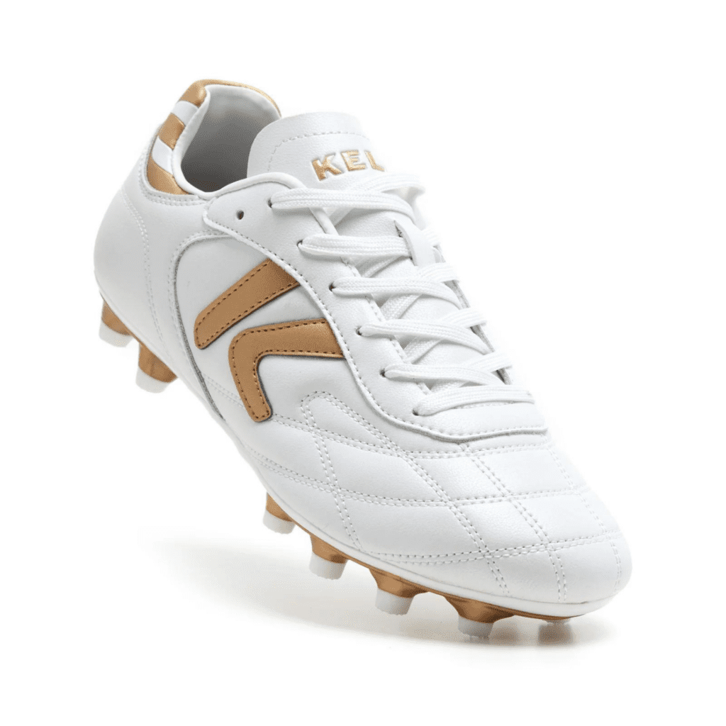 Zapatos de Fútbol Heritage MG Blanco Oro Kelme (6)