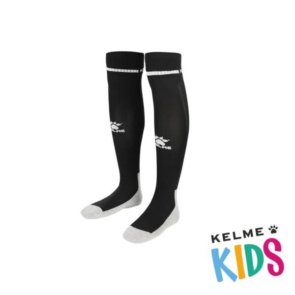 Medias de Fútbol Infantil Negro Kelme