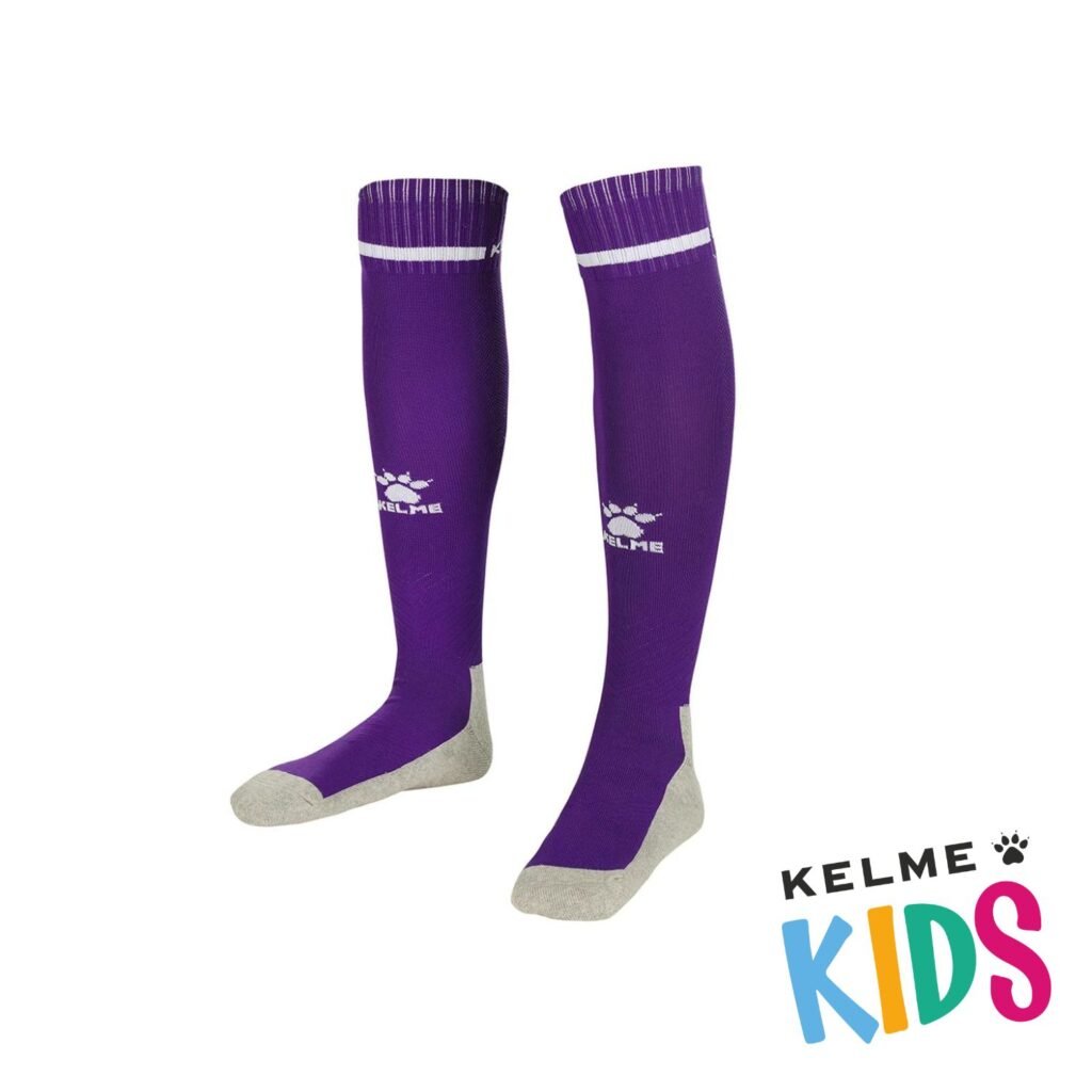 Medias de Fútbol Infantil Morado Kelme