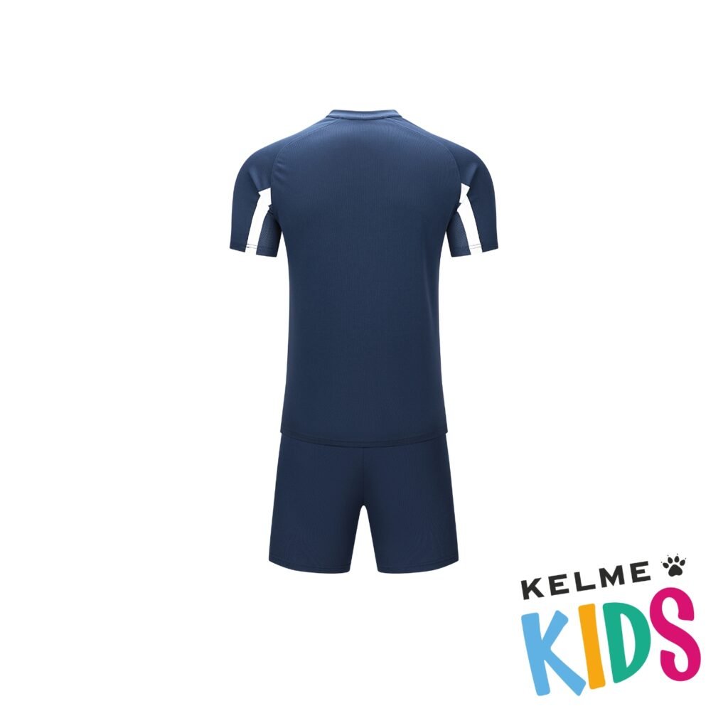 Indumentaria de Fútbol Kids Leon Azul Marino y Blanco Kelme (1)