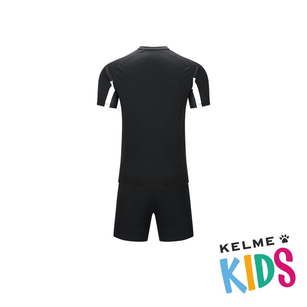 Indumentaria de Fútbol Kids Leon Negro y Blanco Kelme