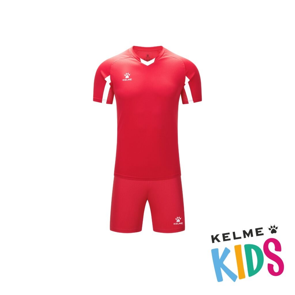 Indumentaria de Fútbol Kids Leon Rojo y Blanco Kelme