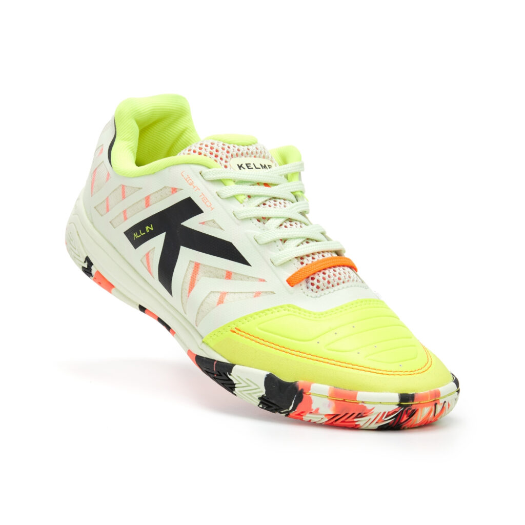 Zapatillas Futsal All In Lima y Verde Kelme