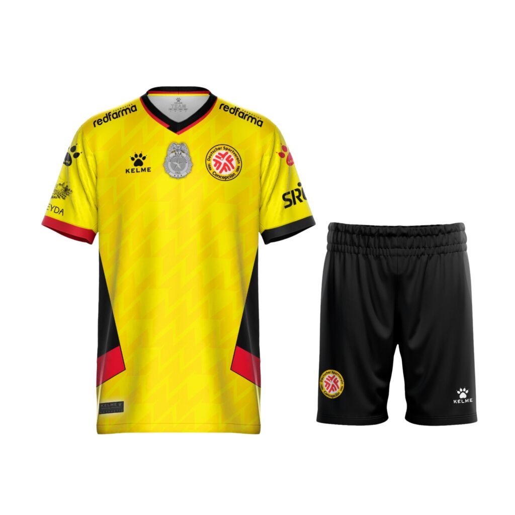 Indumentaria de Fútbol Local Club Deportivo Alemán 2025 Kelme (3)