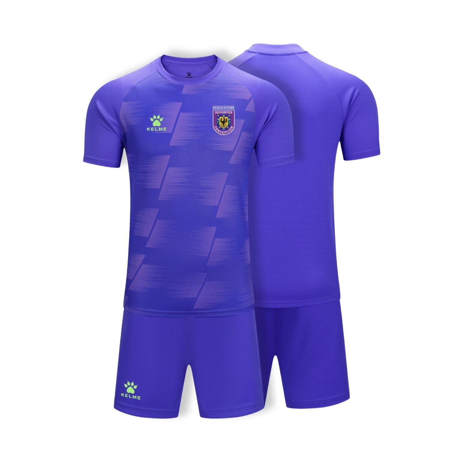 Indumentaria de Fútbol Local Escuelas Deportes Concepción 2025 Kelme
