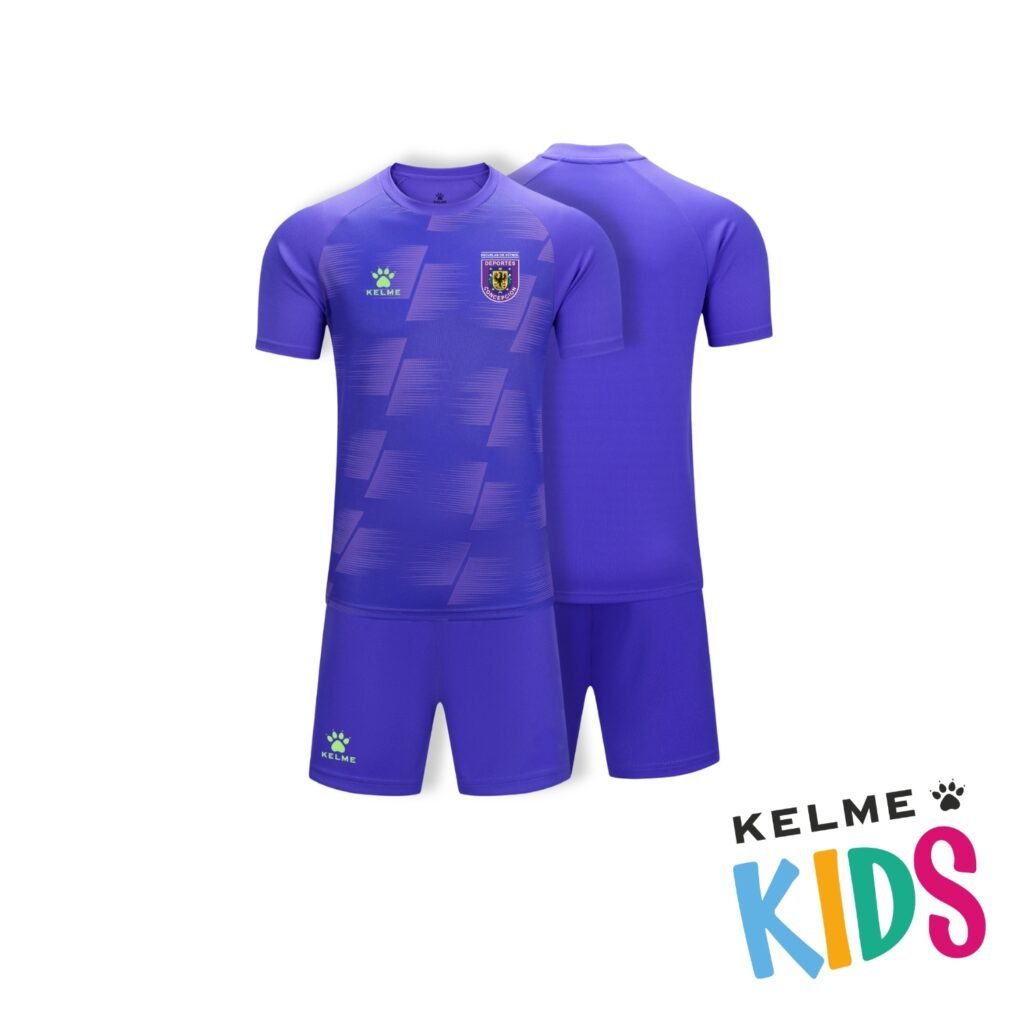 Indumentaria de Fútbol Local Niño Escuelas Deportes Concepción 2025 Kelme
