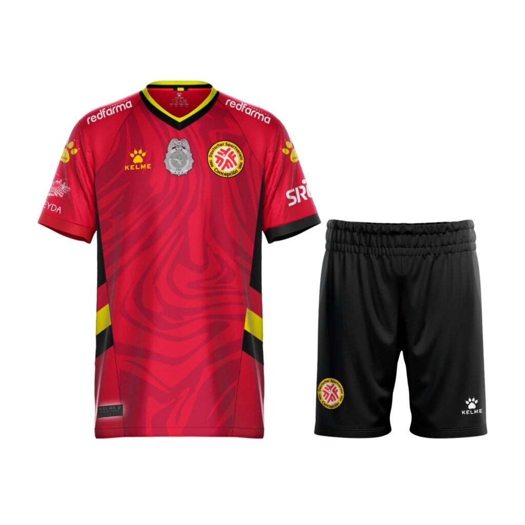 Indumentaria de Fútbol Visita Club Deportivo Alemán 2025 Kelme (2)