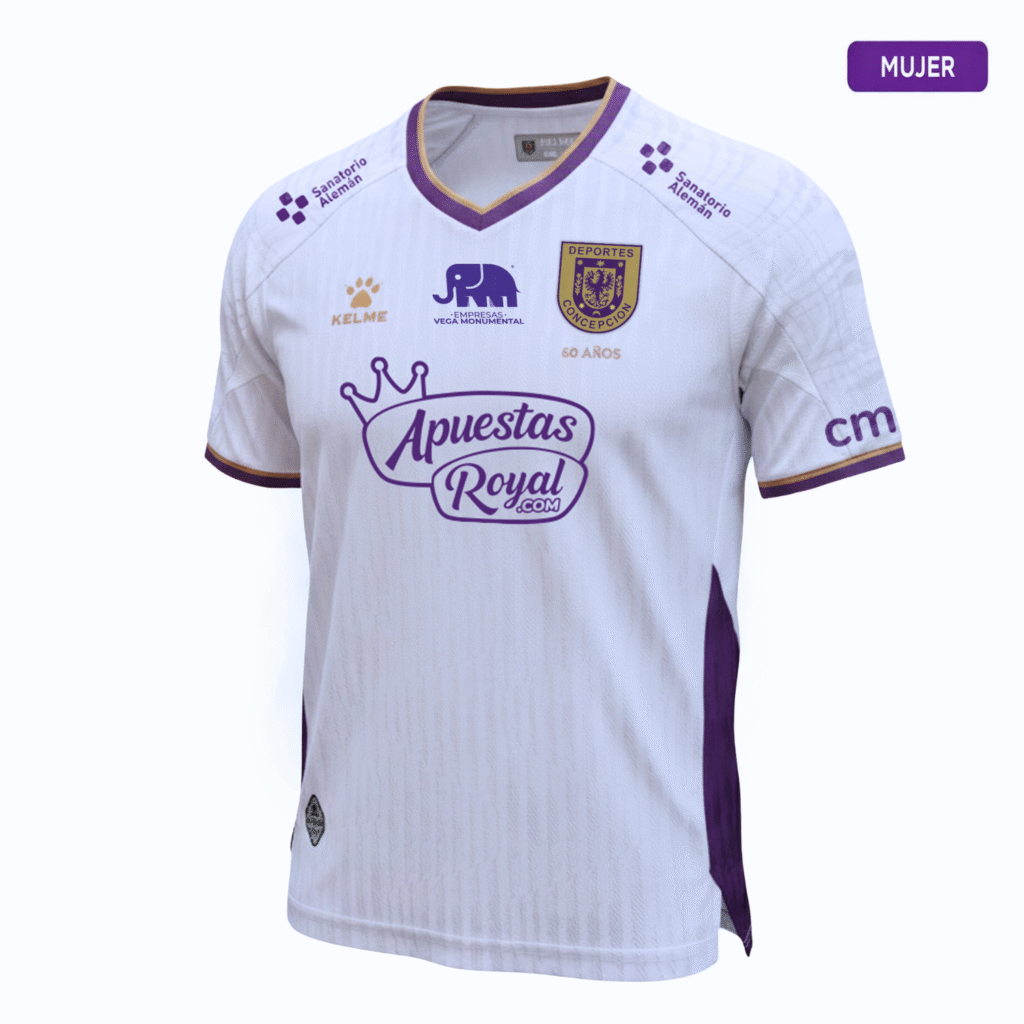 Camiseta Oficial Mujer Visita Deportes Concepción 2026