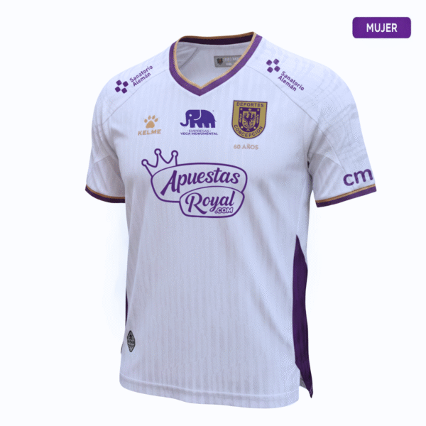 Camiseta Oficial Mujer Visita Deportes Concepción 2026