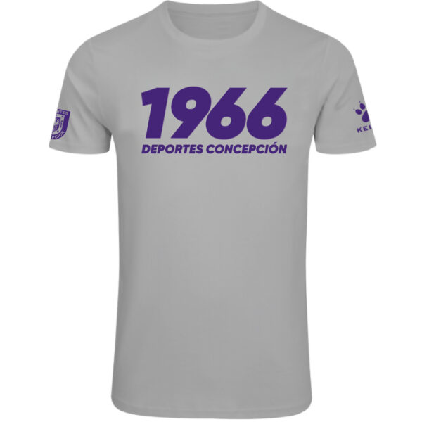 Polera Algodón Deportes Concepción Gris 2026 Kelme
