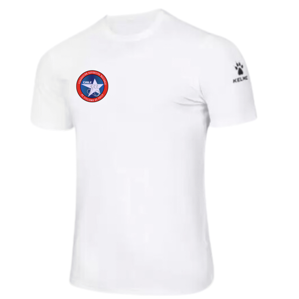 POLERA DEPORTIVA K-NET BLANCA HOMBRE