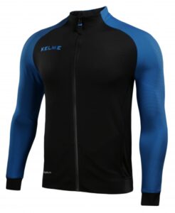 Poleron Montes Negro manga Azul