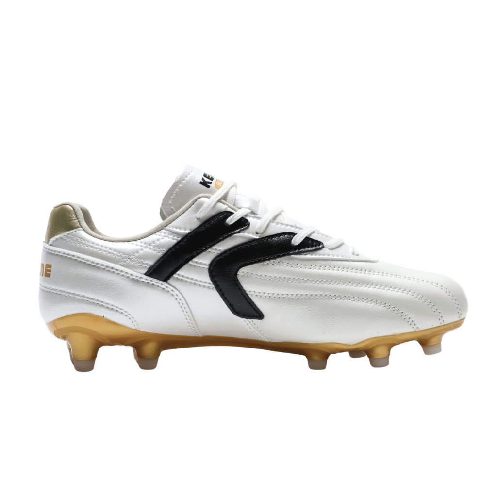 Zapatos de Fútbol K-Control MG Blanco y Dorado Kelme