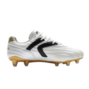 Zapatos de Fútbol Blue Ribbon MG Blanco y Dorado Kelme