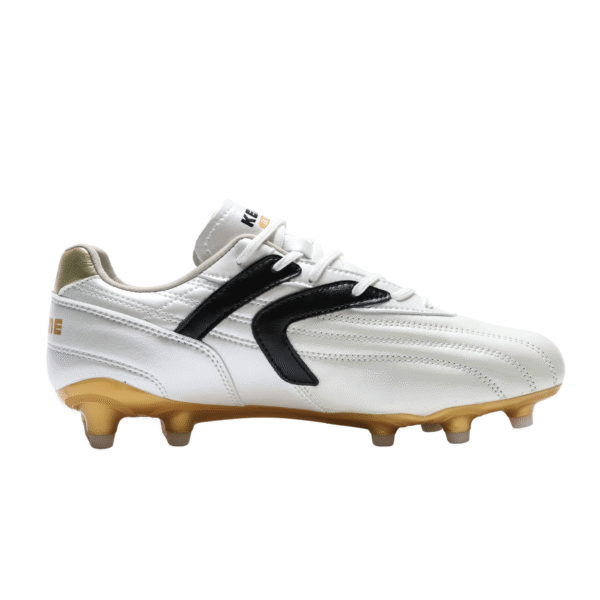 Zapatos de Fútbol Blue Ribbon MG Blanco y Dorado Kelme