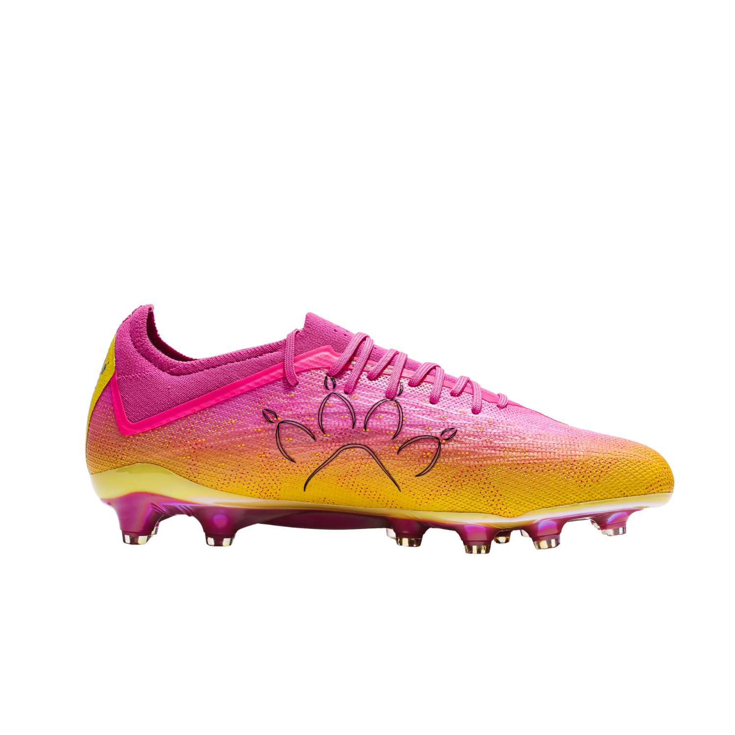 Zapatos de Fútbol Future Tech MG Rosa y Amarillo Kelme